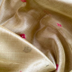 LOTUS TISSUE PICHUVAI PRINT SAREE