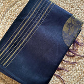 NIGHT LIGHT TOP DYED WEAVING SAREE