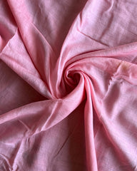 Blush Bloom Linen Hand Painted Saree