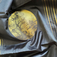 NIGHT LIGHT TOP DYED WEAVING SAREE