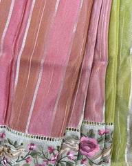 Ziva Multi-Hue Parsi Saree