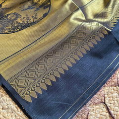 NIGHT LIGHT TOP DYED WEAVING SAREE
