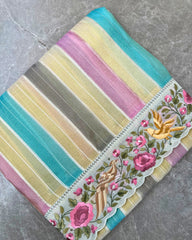 Sunehri Rangat Parsi Saree