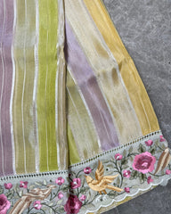 Noor-E-Rangat Embroidered Saree