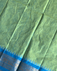 Teal Zari Heritage Salwar Suit Material