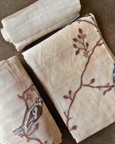 BEIGE CHANDERI SALWAR SUIT