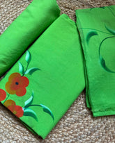 COTTON SALWAR SUIT - HAND PAINTED