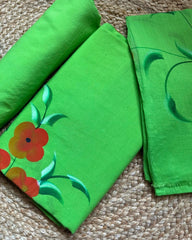 COTTON SALWAR SUIT - HAND PAINTED