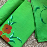 COTTON SALWAR SUIT - HAND PAINTED