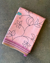 Rose Dust Pichhawai Saree