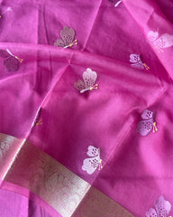 Rose Petal Tissue Salwar Set