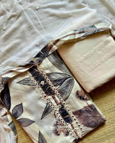 IVORY BOTANICAL COTTON SALWAR SUIT