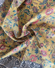 MUSTARD SEMI TUSSAR SALWAR SUIT