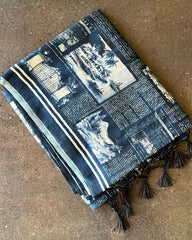 Indigo Handcraft Doobian Saree