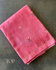 PINK SEMI TUSSAR SALWAR SUIT