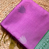 PINK LOTUS TOP DYED SAREE