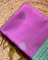 PINK LOTUS TOP DYED SAREE