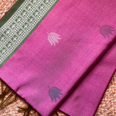 PINK LOTUS TOP DYED SAREE