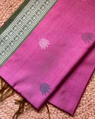 PINK LOTUS TOP DYED SAREE