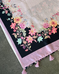 Vrindavan Blush Pichhawai Saree