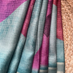 MULTI-COLOUR CHAPA TUSSER SAREE