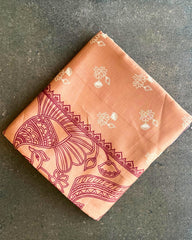 Peach Petal Softy Saree