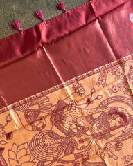 Peach Petal Softy Saree