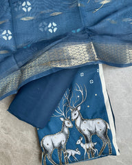 Midnight Deer Salwar Suit Set