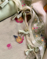 CHANDERI EMBOSE SALWAR SUIT