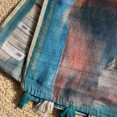 SCENIC ASSAM SILK PRINT SAREE