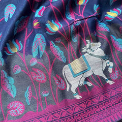 FLORAL VINE FANCY COTTON WEAVING SAREE