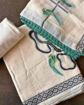 IVORY WHITE CHANDERI SALWAR SUIT