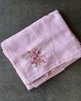 Blush Blossom Grace Dusty Pink Kota Cotton Saree