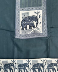 Charcoal Story Salwar Suit Material
