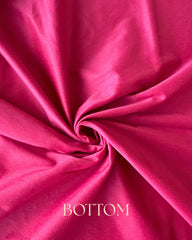 FUCHSIA WEAVE PURE TISSUE PRINT SALWAR SUIT SET