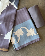 Earthline Semi Tussar Salwar Material