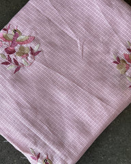 Blush Blossom Grace Dusty Pink Kota Cotton Saree