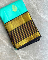 AARANI PLAIN FANCY SILK SAREE
