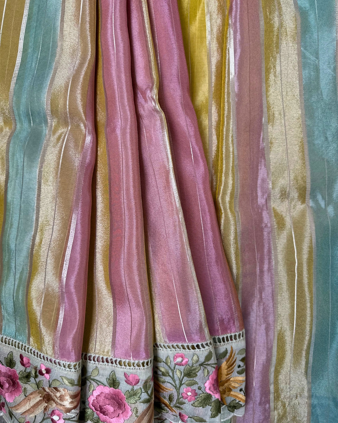 Rangbahaar Parsi Border Saree