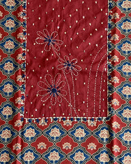 Crimson Butti Elegance Salwar Suit Material