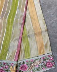 Ziva Multi-Hue Parsi Saree