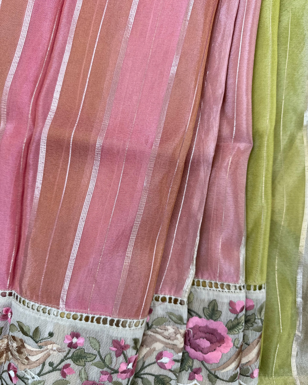 Ziva Multi-Hue Parsi Saree