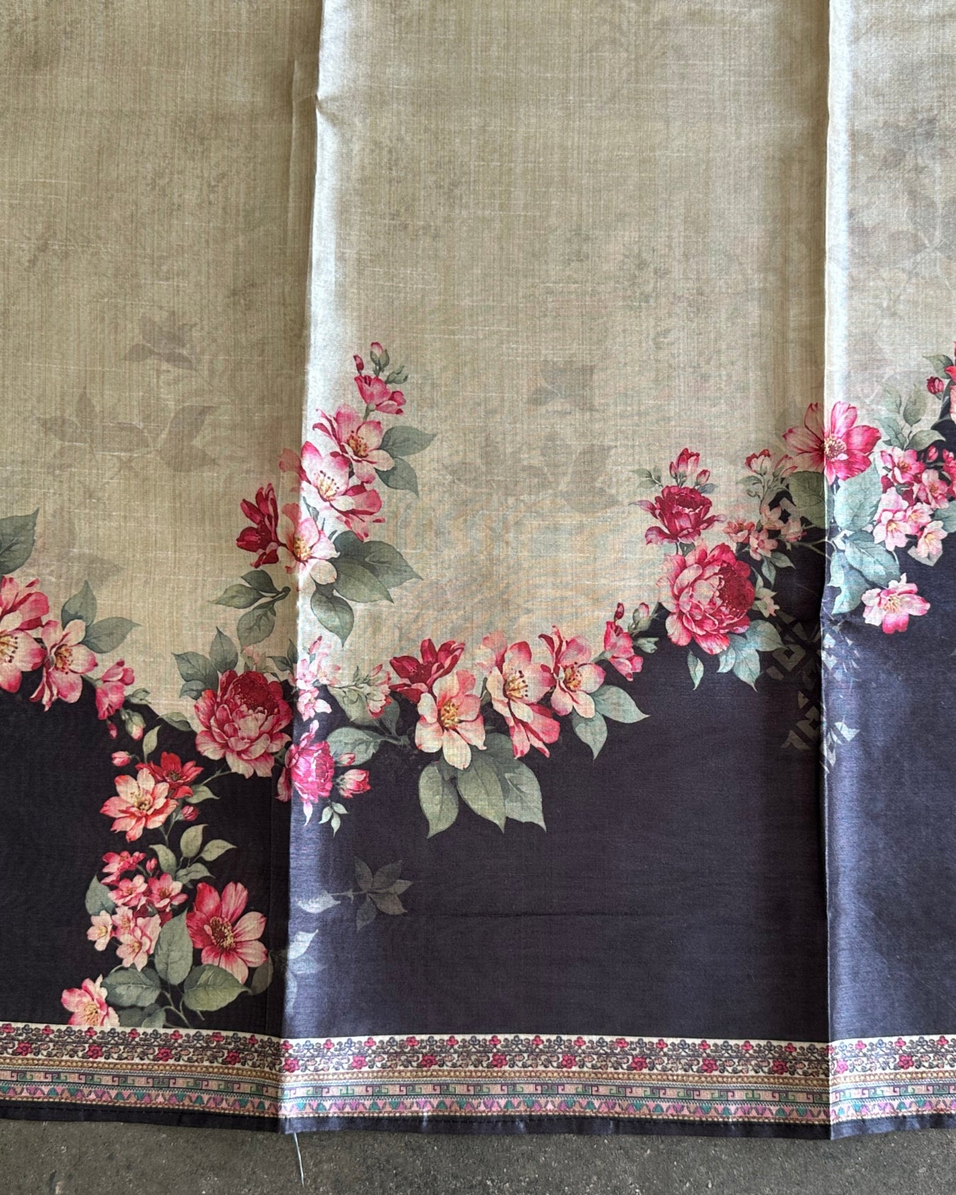 Sand Heritage Semi Tussar Salwar Material