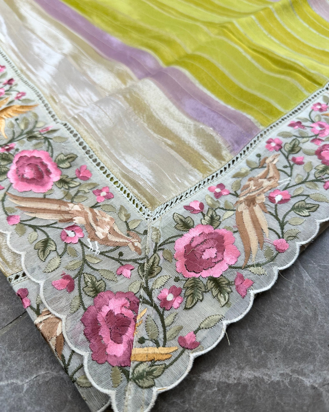 Noor-E-Rangat Embroidered Saree