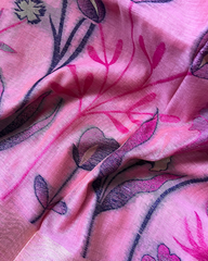 BLUSH PINK FANCY COTTON SAREE