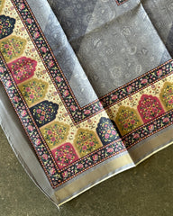 Ash Prism Semi Tussar Print Salwar Material