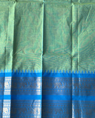 Teal Zari Heritage Salwar Suit Material
