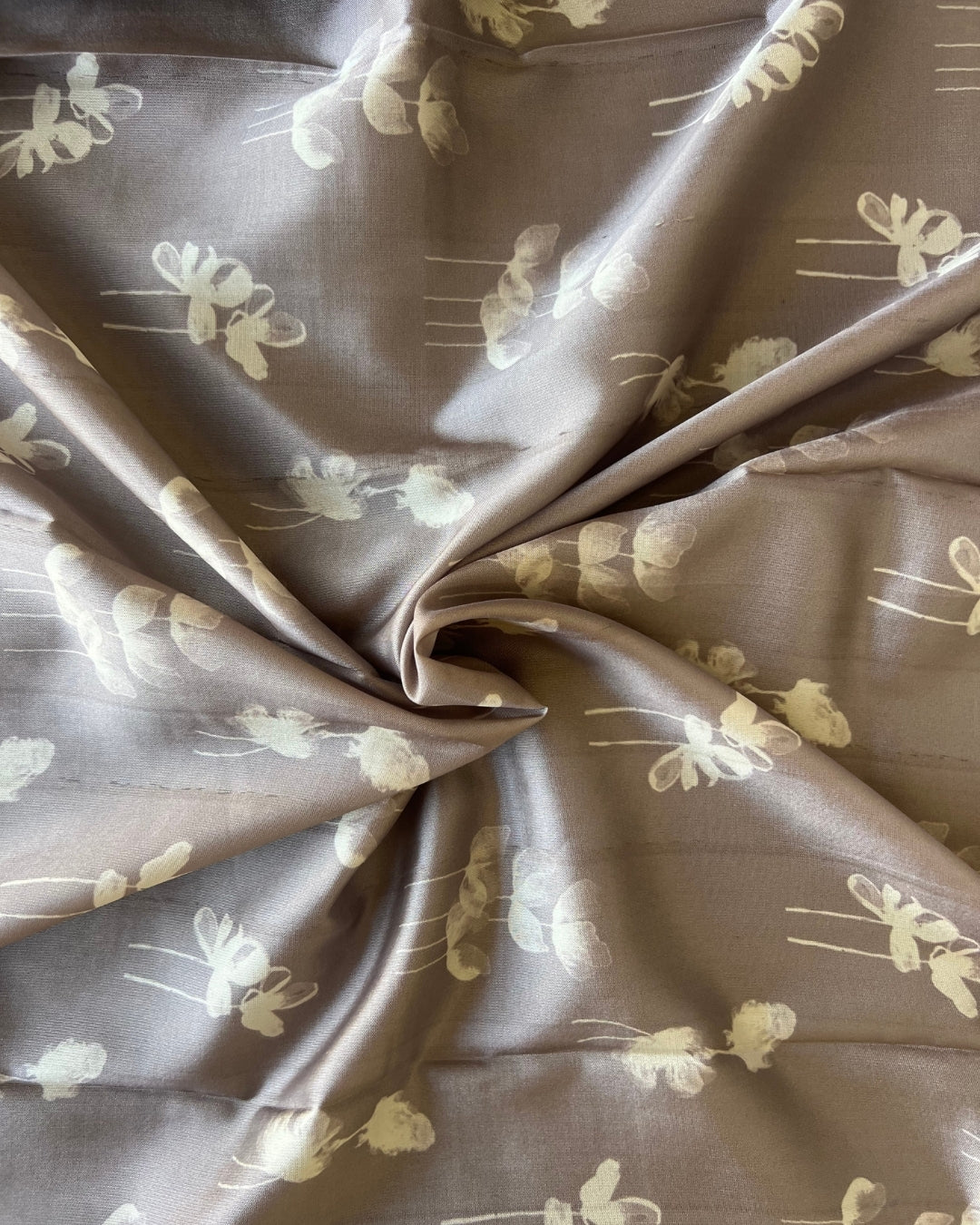 Noor Charcoal Tusser Silk Saree