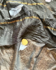 CHANDERI COTTON SALWAR SUIT - HAND PAINTED