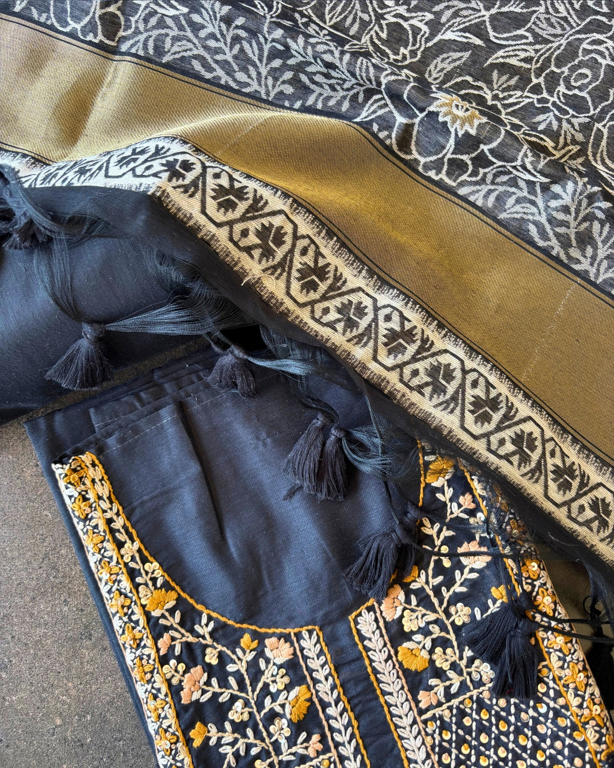 Mishti Muslin Hand-Embroidered Line